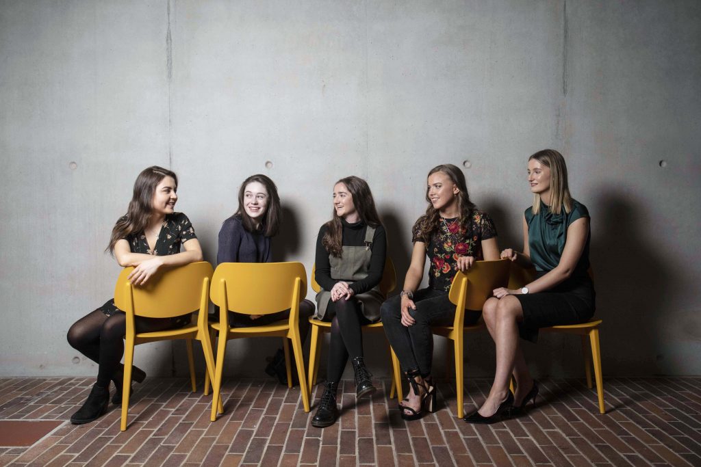 The Johnson & Johnson Family of Companies in Ireland recently presented five UCC students with scholarships as part of its Women in STEM2D Awards Programme.